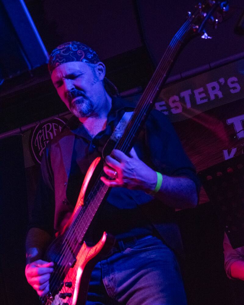 Chris Meeker on bass