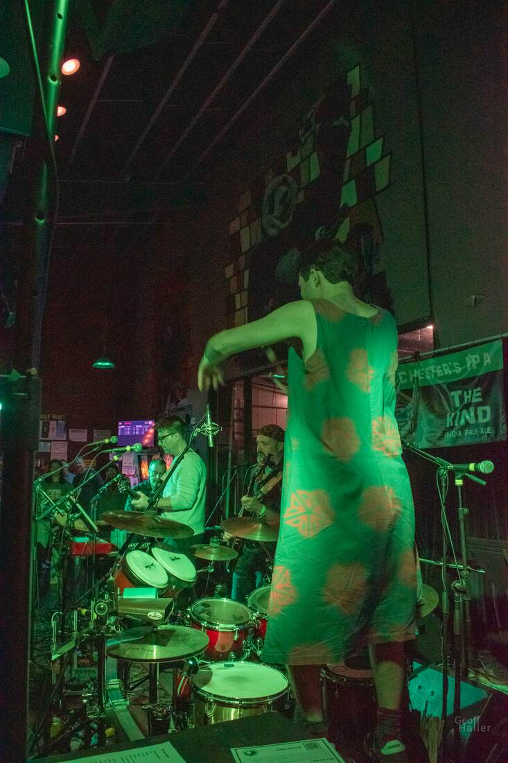 The Nasty Flyers on stage